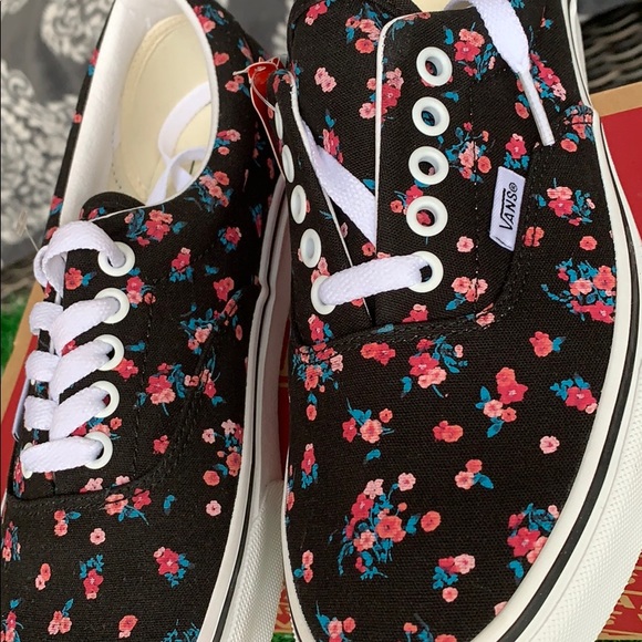 VANS ERA DITSY FLORAL BLK/Trwht - Picture 9 of 16